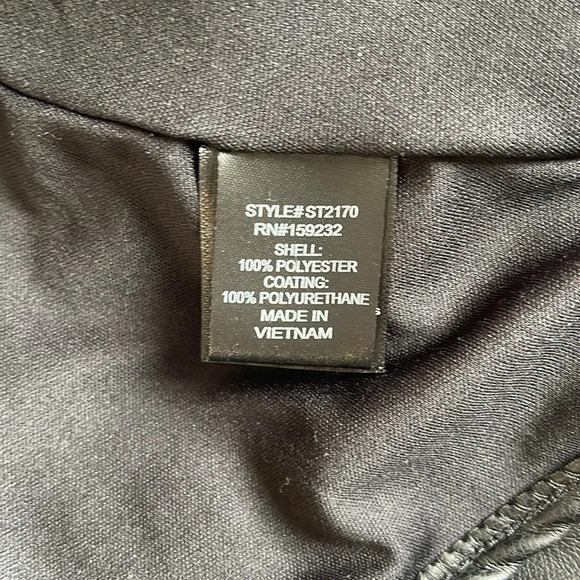 Story On Faux Leather Corset top in Black Size L - Picture 6 of 8